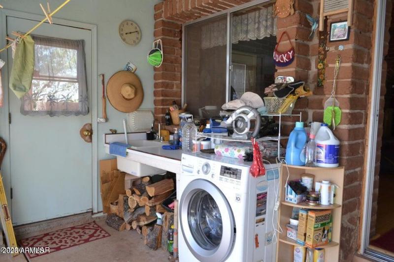 Laundry Area in Sun Room