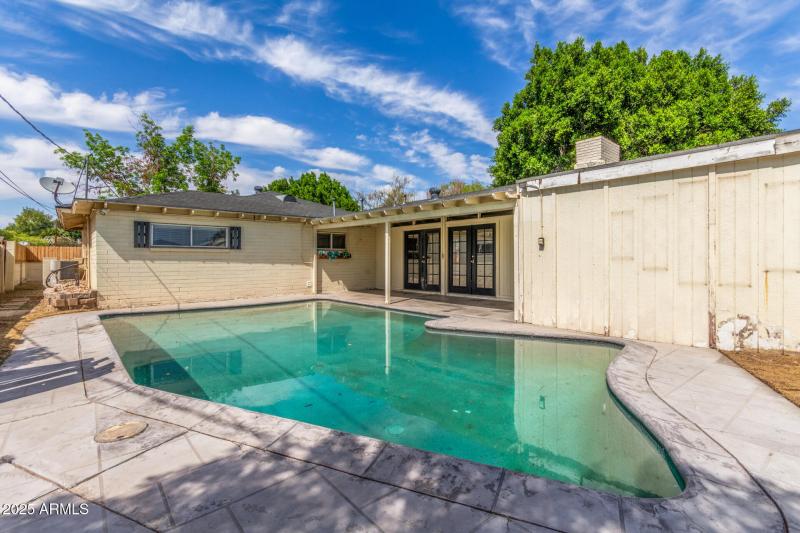 POOL BEING WORKED ON