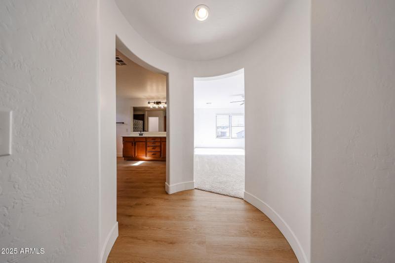 Primary Bedroom & Bathroom Entry