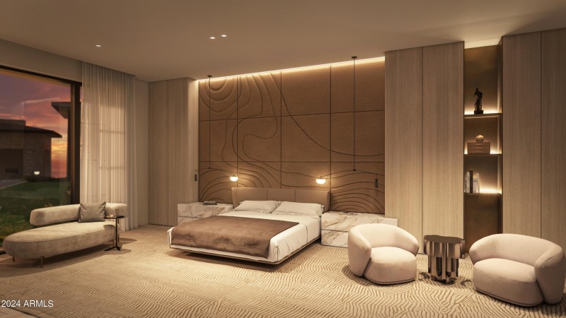MASTER BEDROOM BED WALL