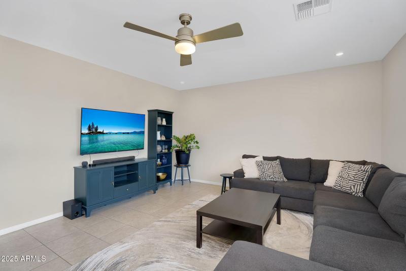 Cozy Media Zone with Modern Touches