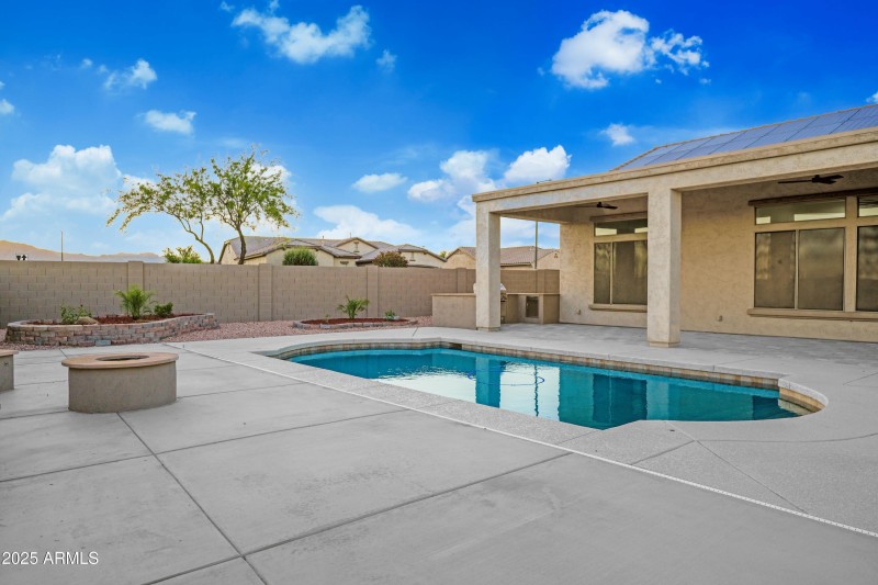 Backyard Pool and views