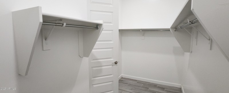Master walk-in closet