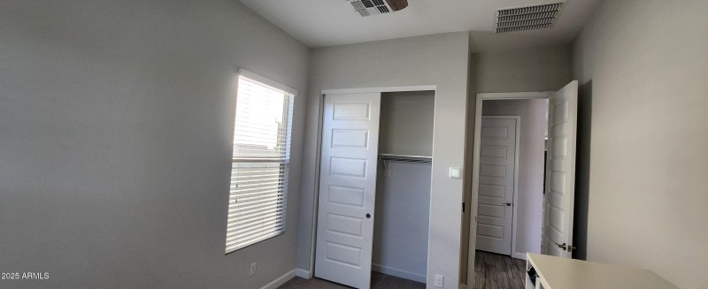 Bedroom 3 closet view