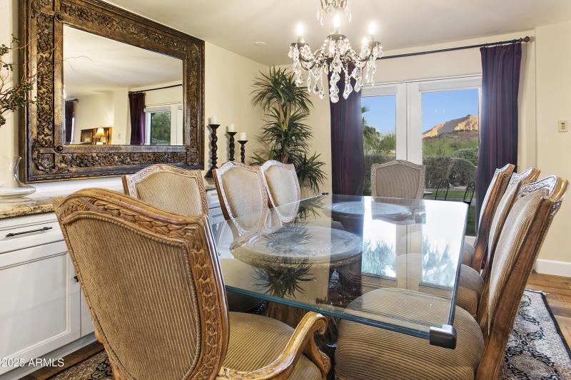 Dining with views to Camelback