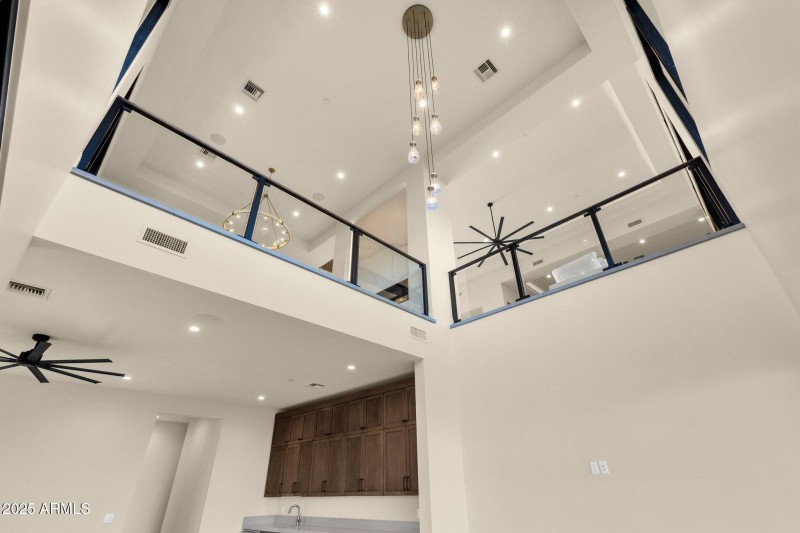 Family Room looking up