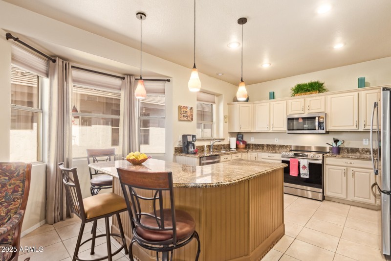 Kitchen from greatroom