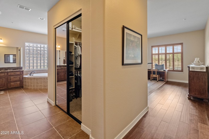 Primary Walk in Closet