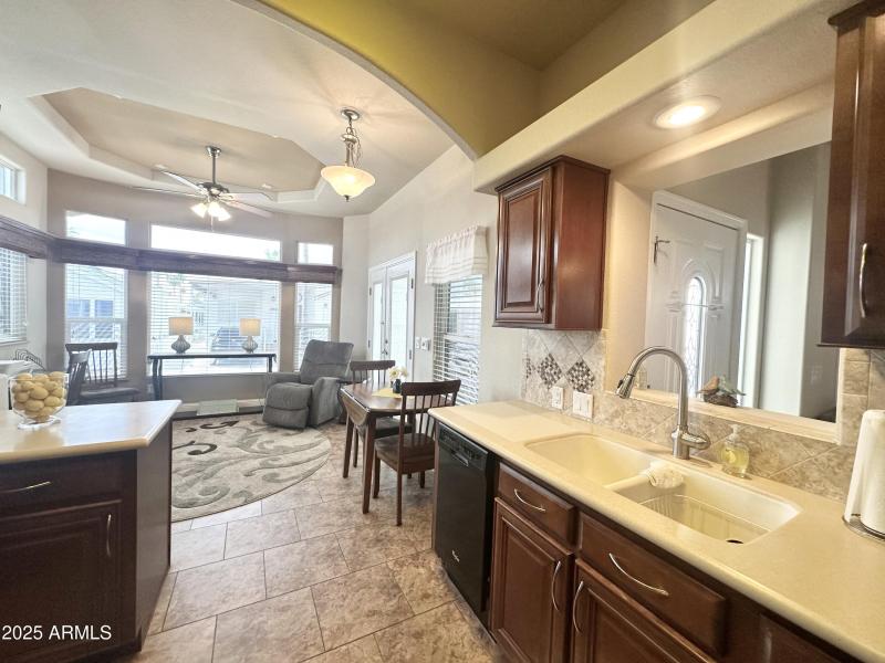 OPEN TO AZ ROOM ABOVE SINK