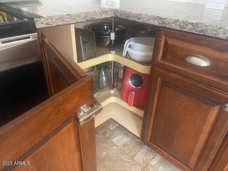 Lazy Susan-corner cabinet