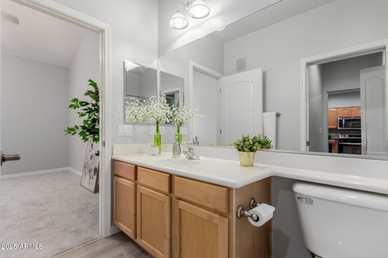 Attached Guest Bathroom