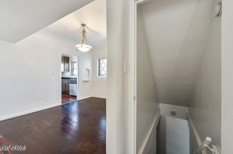 Main level stairs to basement