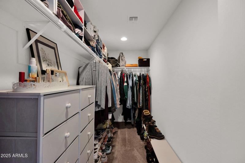 Primary walk-in closet