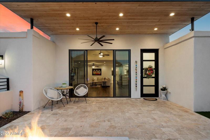 Courtyard to House