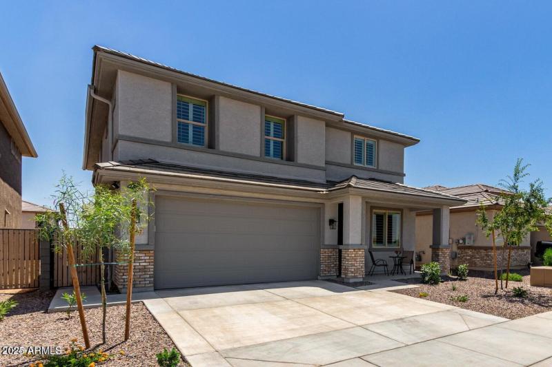 Front view from east