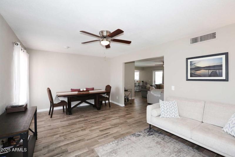 Living-Dining Room to Family Rm