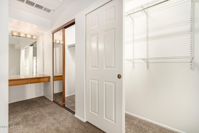 Primary Bedroom Closets