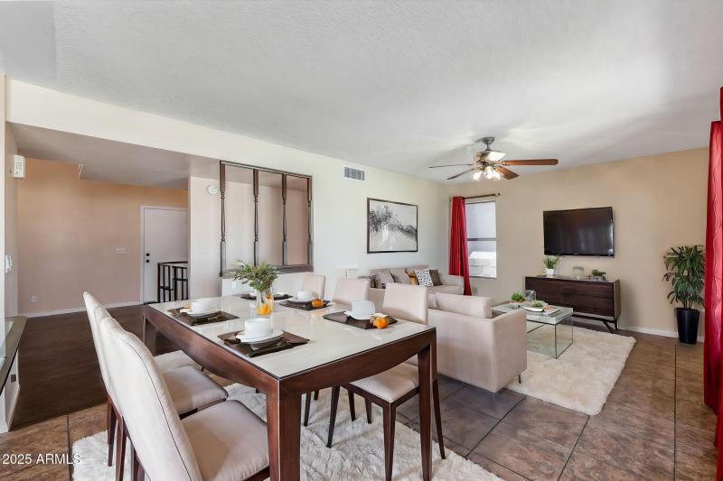 Family room Area from Kitchen