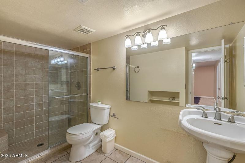 Updated Bathroom in Basement