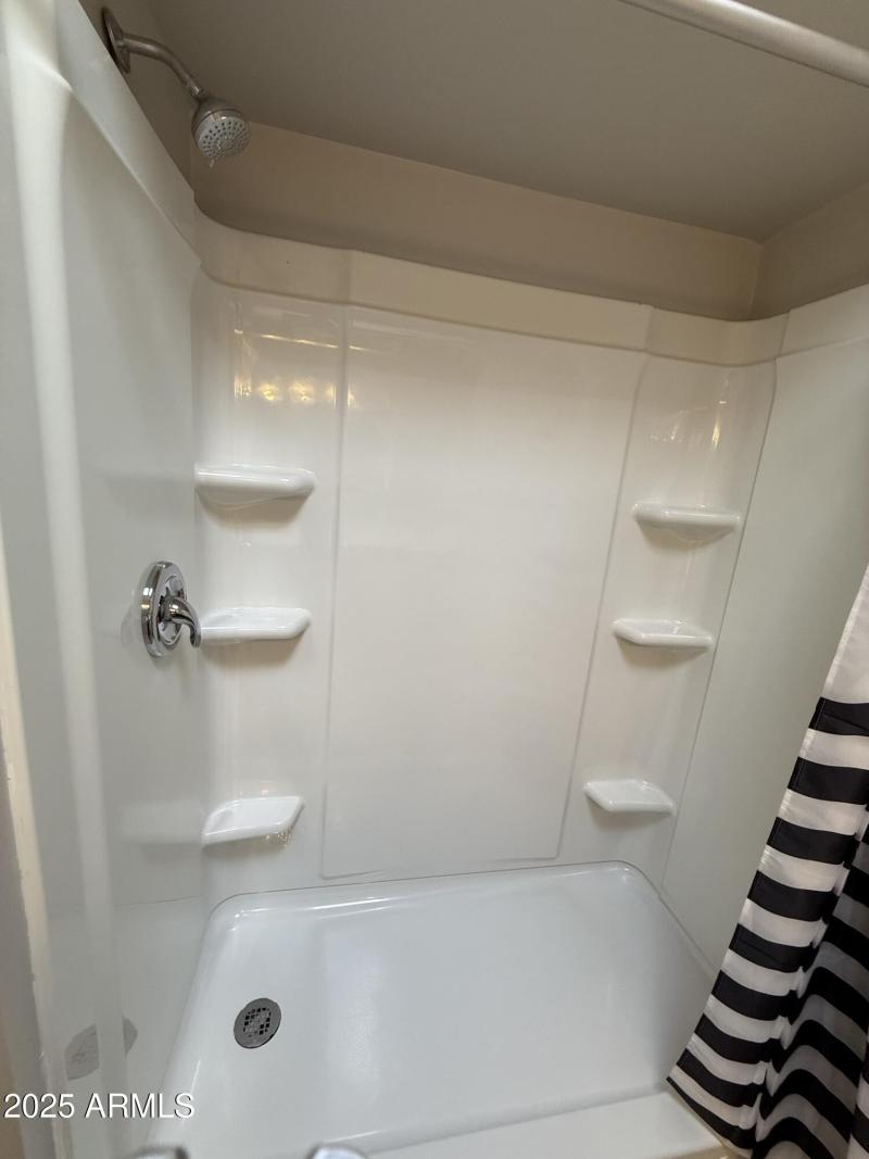 Stand up shower in master