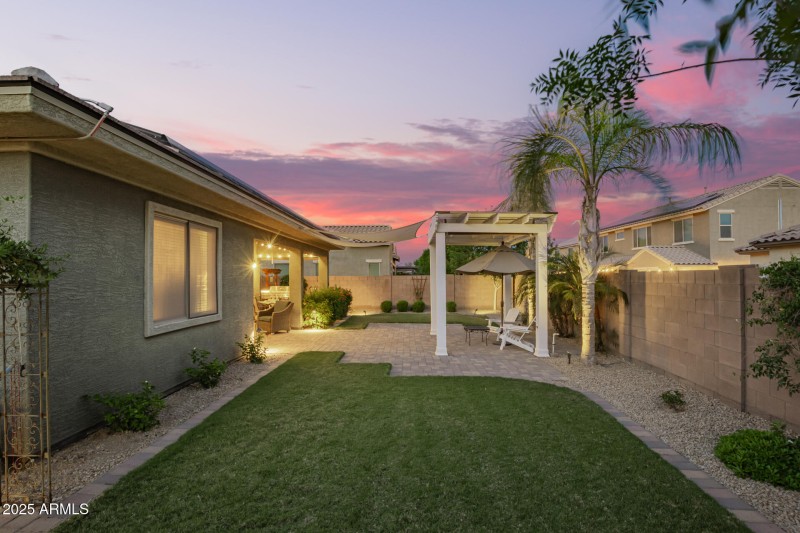 Beautiful Grassy Backyard