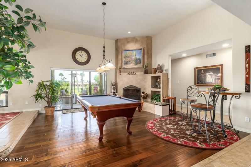 Great Room with a cozy fireplace