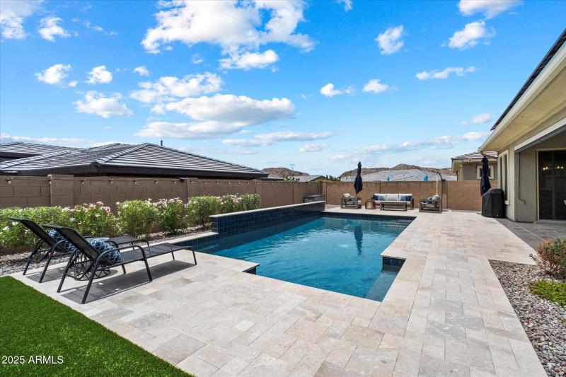 Pool w/paver decking