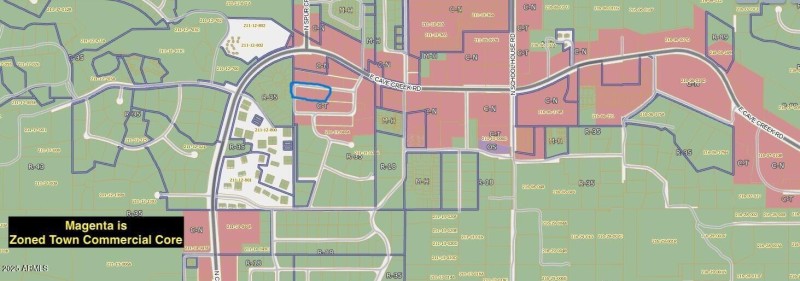 CC Zoned Town Commercial Core