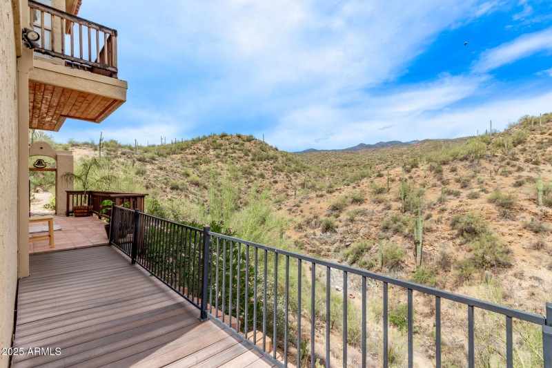 Rear Views off Kitchen Balcony