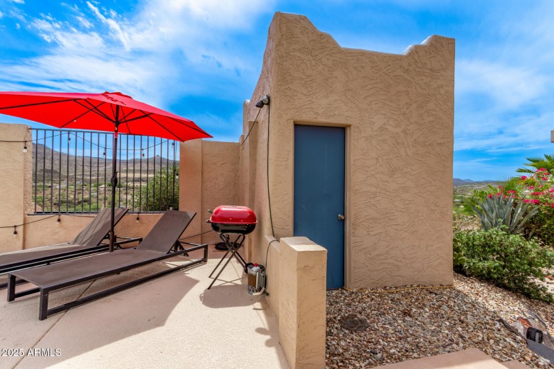 Backyard Pool Storage