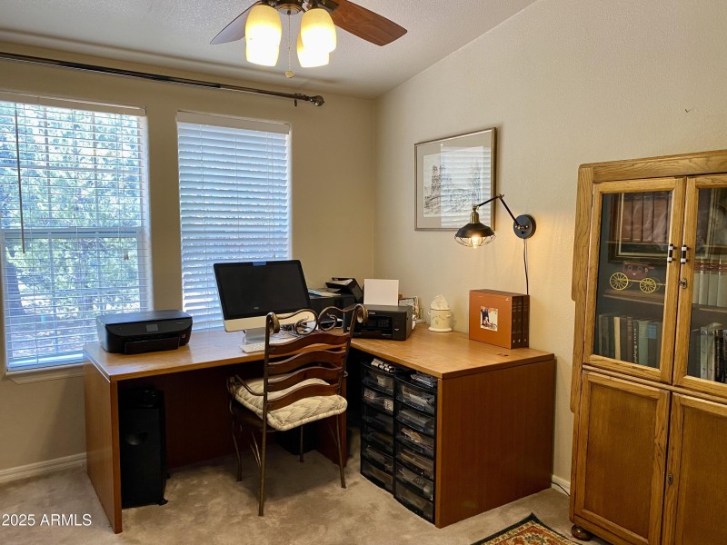 3rd bedroom used as an office
