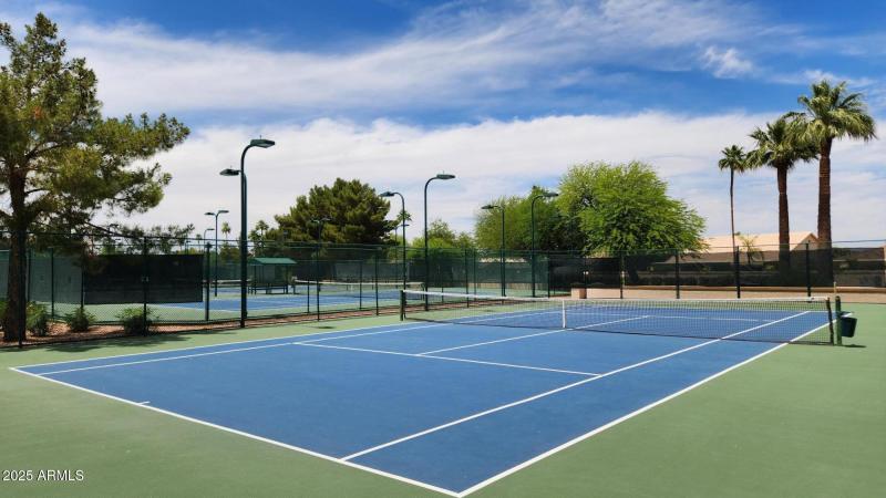 Tennis and pickleball courts
