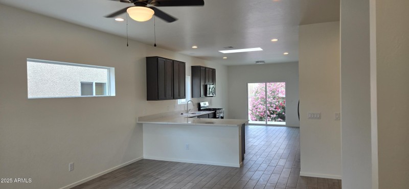 Kitchen View from Liv Room