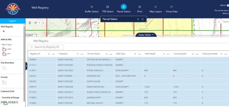 0512 AZ Well Registry