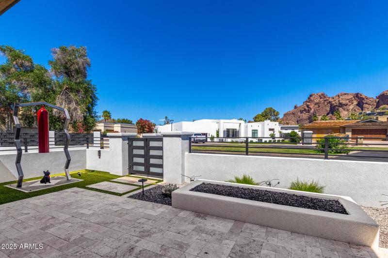 Front Patio with Firepit