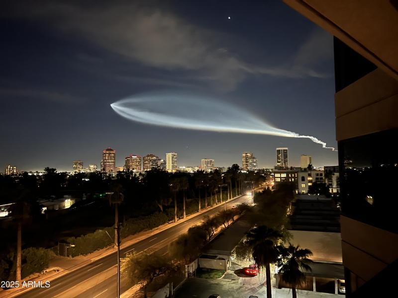 Space X view from condo