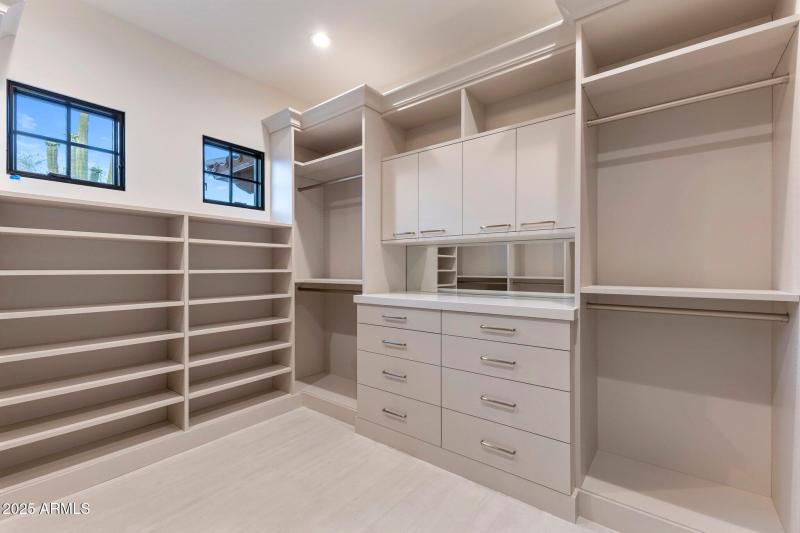 Primary walk in closet