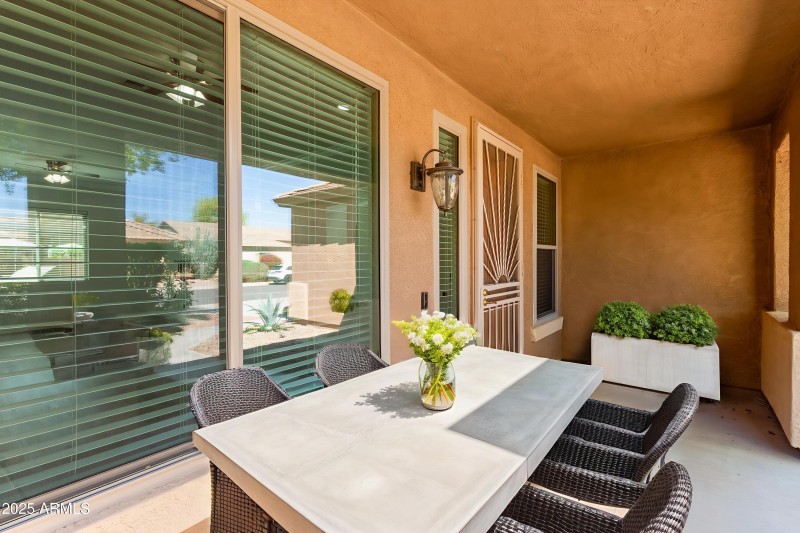 Virtually Staged Front Patio