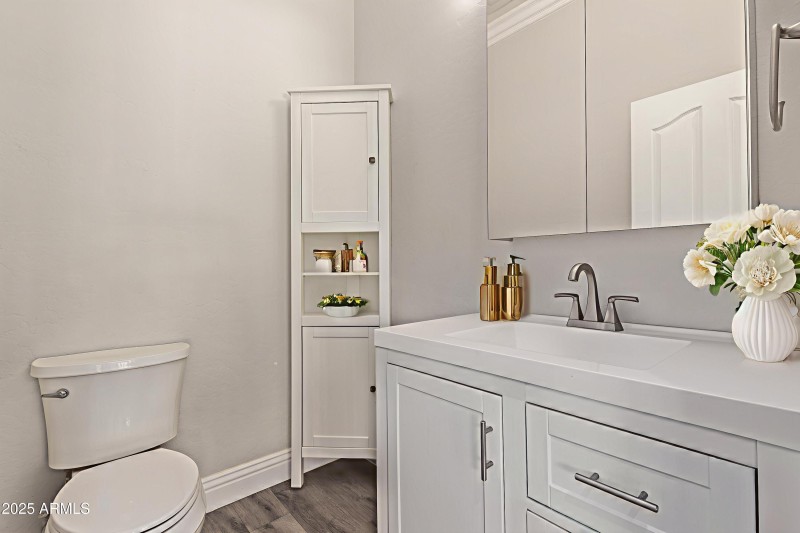 Virtually Staged Half Bath