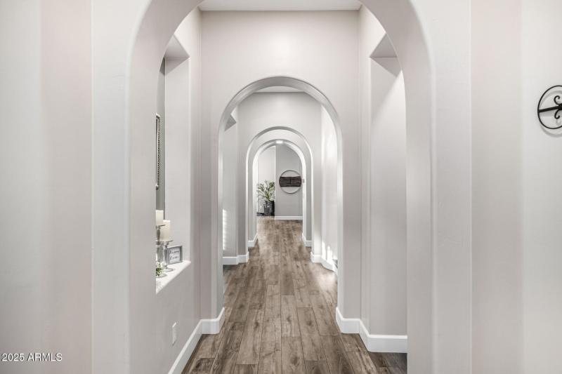 ARCHED HALLWAY
