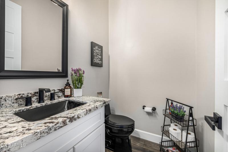 DOWNSTAIRS POWDER ROOM