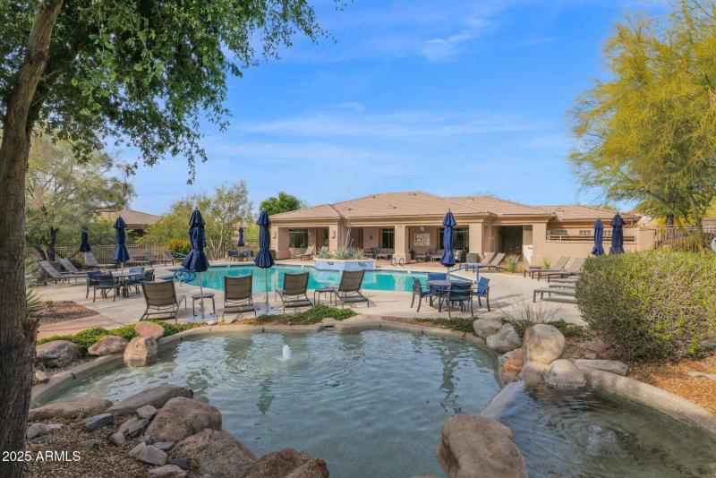 Resort like pool and spa