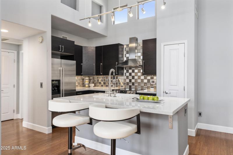 Kitchen with Modern Custom Cabinets