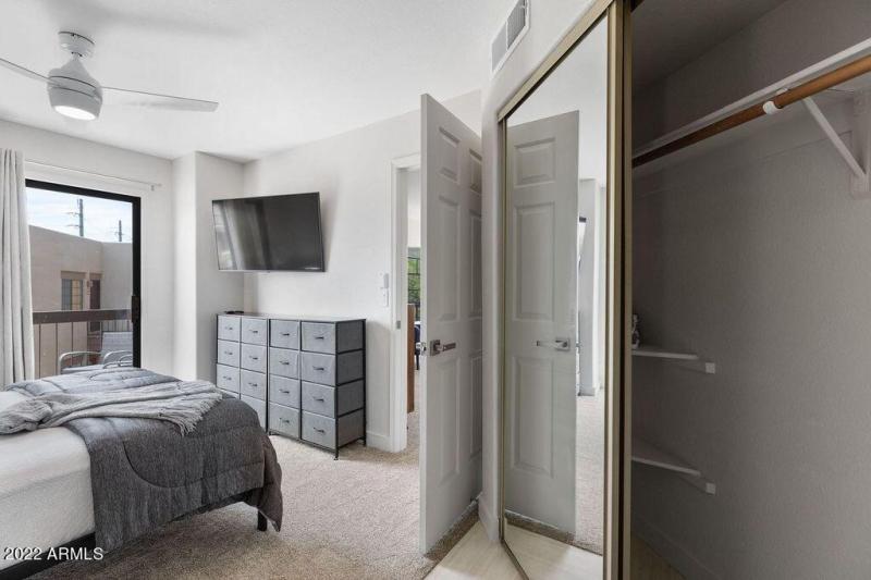 bedroom balcony & storage