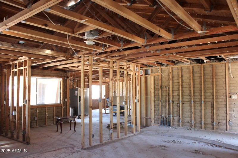 Inside of structure area