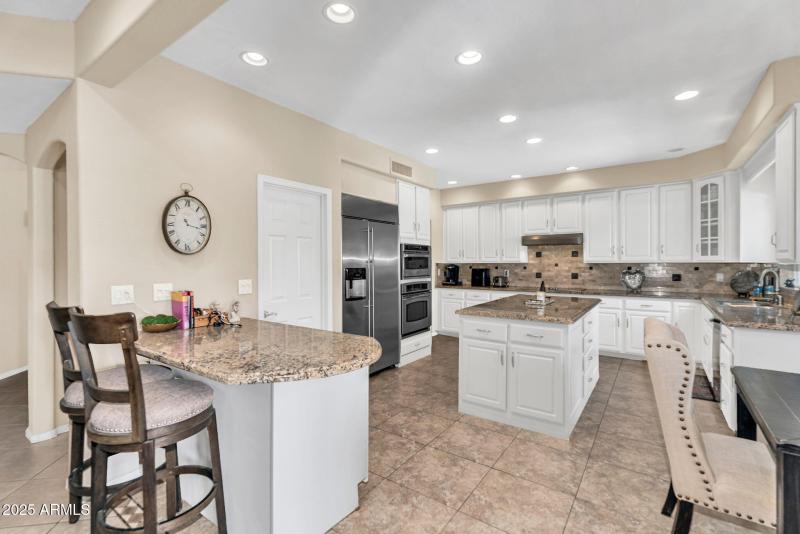 Kitchen View with Breakfast Bar