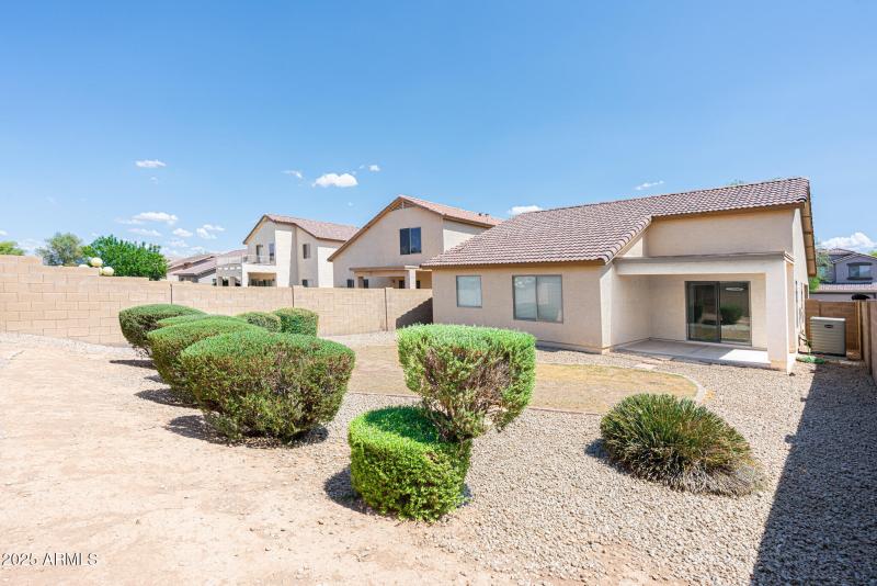 Maintained Back Yard Landscape