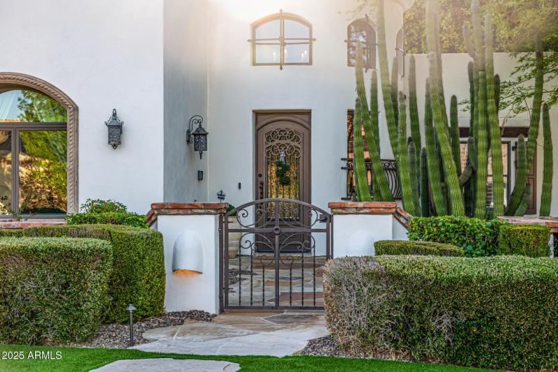 Front courtyard entry