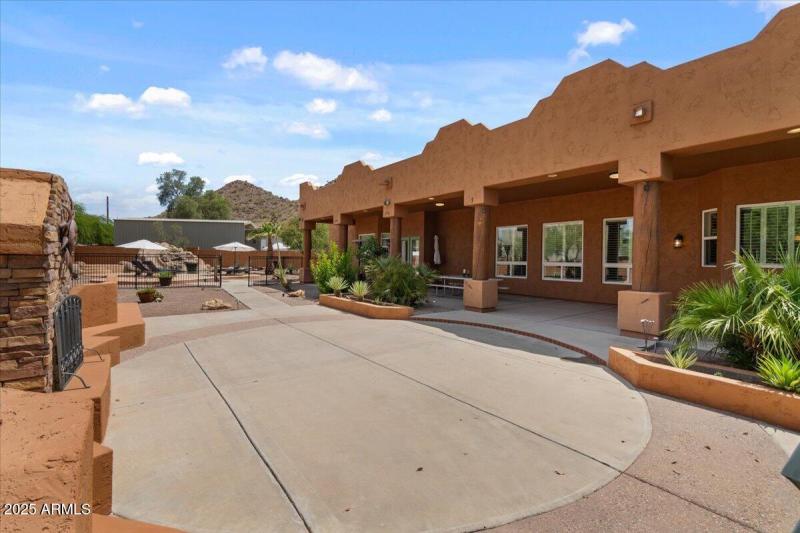 64-Fireplace and back of home