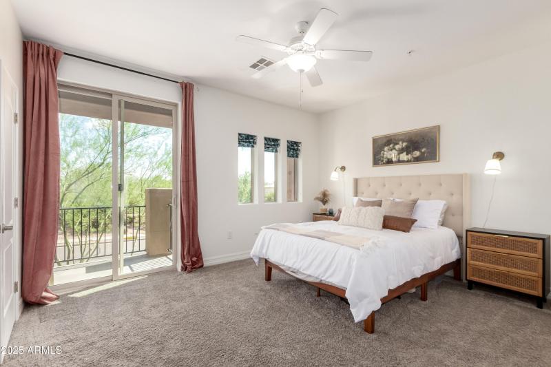 Primary Bedroom with Balcony